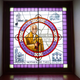 Shown is a stained-glass depiction of Richard Allen at the Mother Bethel African Methodist Episcopal Church in Philadelphia, Wednesday, July 6, 2016. The church marks its 200th anniversary in the city where it was founded by a former slave.